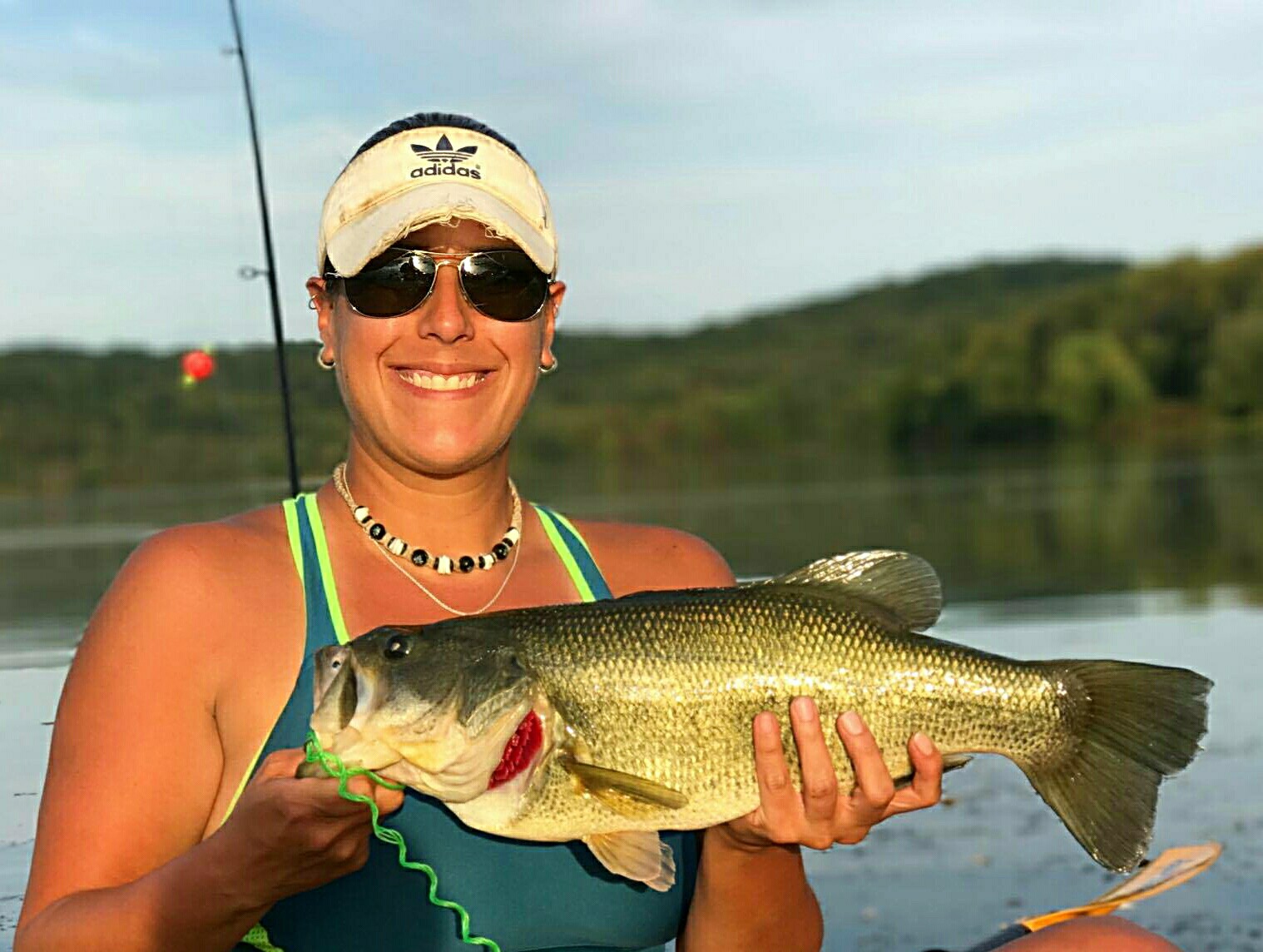 Katie with a 5 pound bass